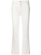 Etro Front Zipped Jeans - White