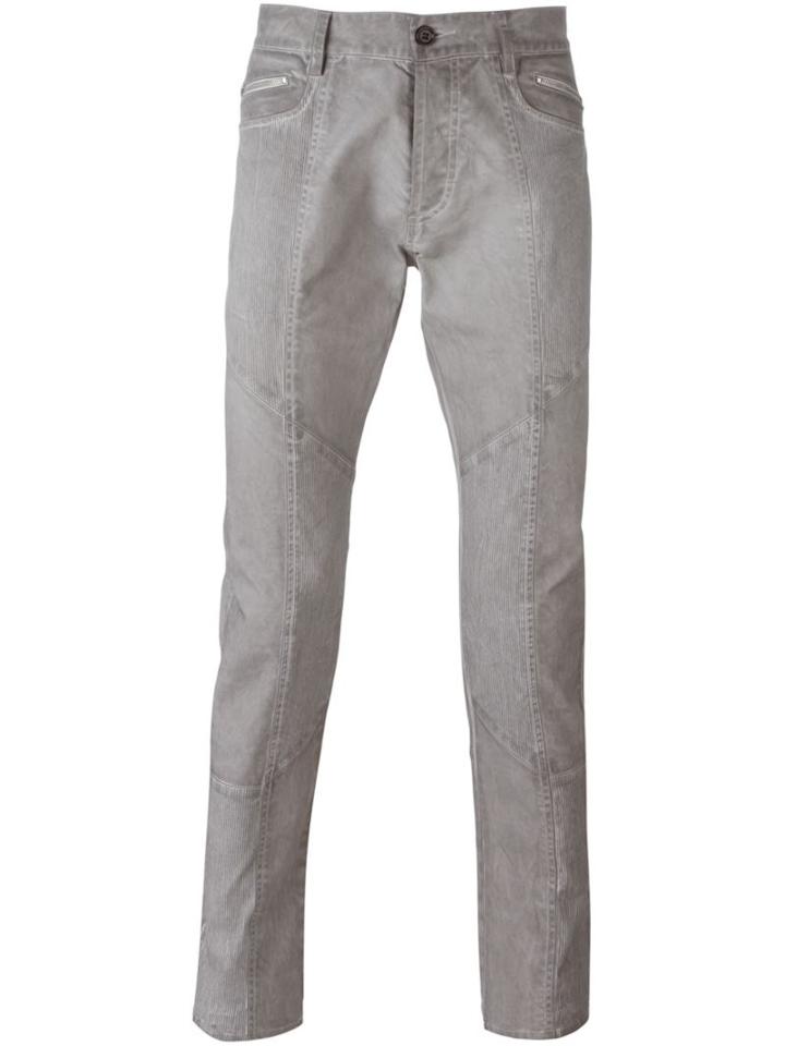 Unconditional Seam Detail Skinny Jeans, Men's, Size: Large, Grey, Cotton/spandex/elastane
