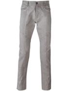 Unconditional Seam Detail Skinny Jeans, Men's, Size: Large, Grey, Cotton/spandex/elastane