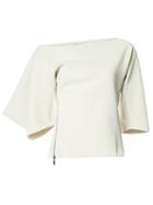 Maticevski - Off-shoulder Blouse - Women - Polyester/spandex/elastane - 10, Grey, Polyester/spandex/elastane