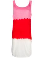 Tara Matthews Propriano Colour Block Beach Dress - Pink & Purple