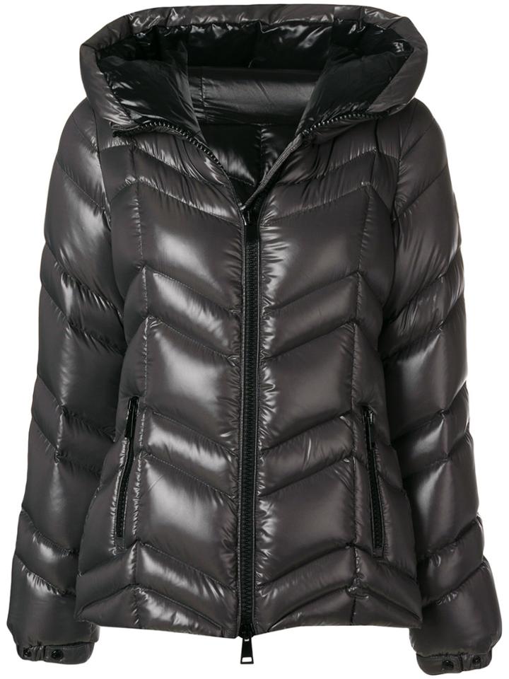 Moncler Down Filled Hooded Puffer Jacket - Grey