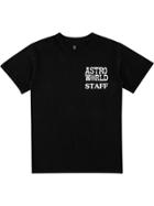 Stadium Goods Travis Scott Astroworld Staff T-shirt - Black