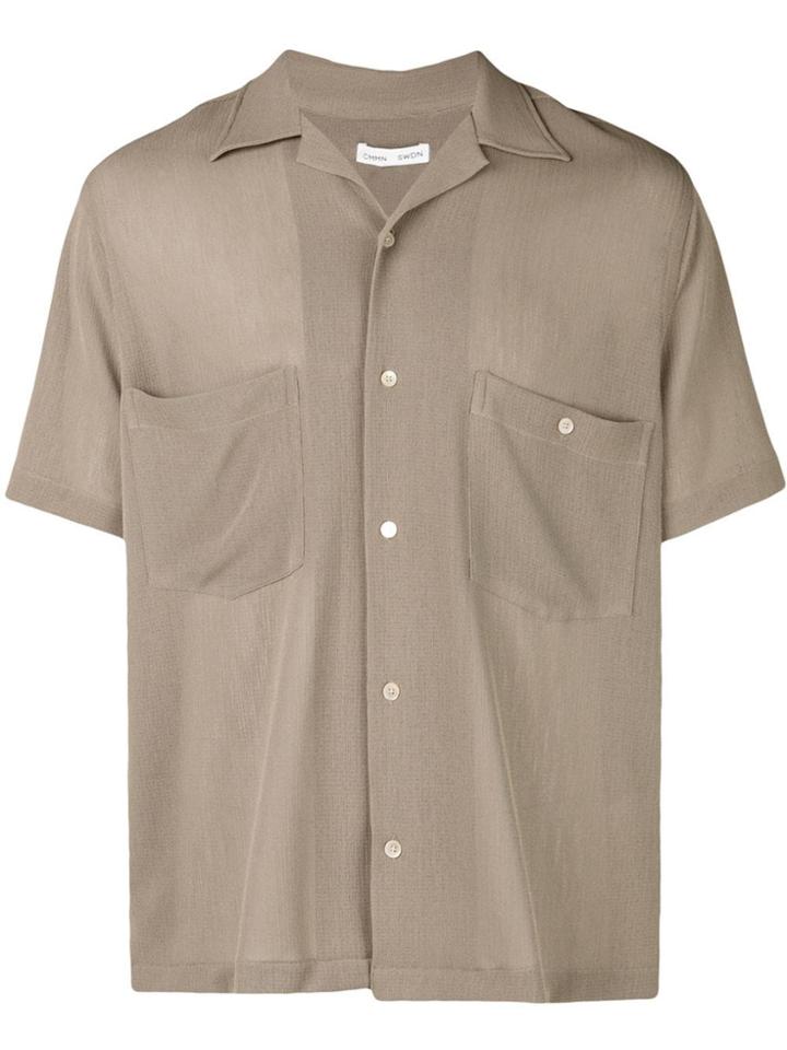 Cmmn Swdn Khaki Green Shirt