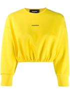 Dsquared2 Contrast Logo Jumper - Yellow