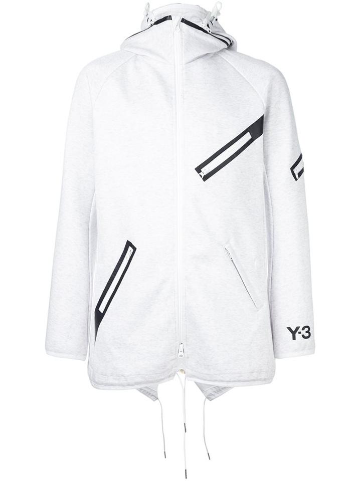 Y-3 Zip Detail Hoodie