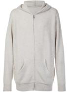 The Elder Statesman Cashmere Zipped Hoodie, Men's, Size: Small, Nude/neutrals, Cashmere