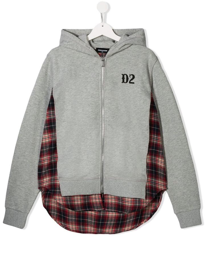 Dsquared2 Kids D2 Bomber Jacket - Grey