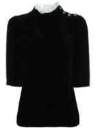 Philosophy Di Lorenzo Serafini Lace Collared Top