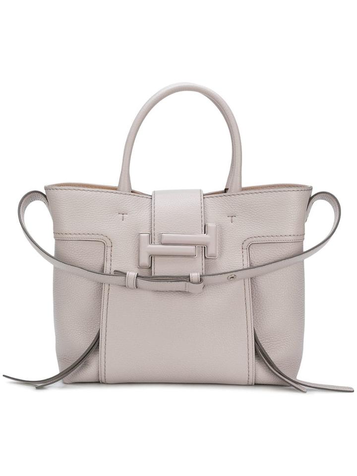 Tod's Double T Tote Bag - Grey