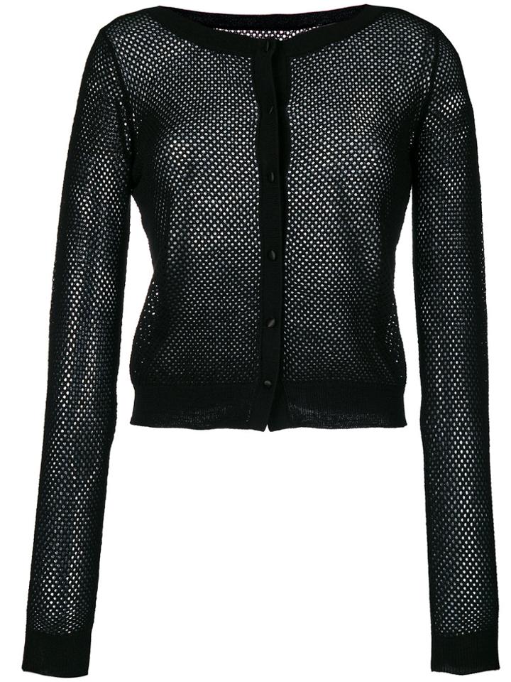 Twin-set Button Up Cardigan - Black