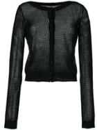 Twin-set Button Up Cardigan - Black
