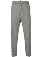 Dsquared2 Classic Houndstooth Trousers - Black