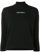 Balenciaga Spandex Knitted Top, Women's, Size: Xs, Black, Cotton/spandex/elastane