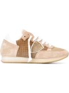 Philippe Model Perforated Panel Sneakers, Women's, Size: 36, Nude/neutrals, Leather/suede/rubber