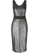 Boutique Moschino Sequin Embellished Dress - Metallic