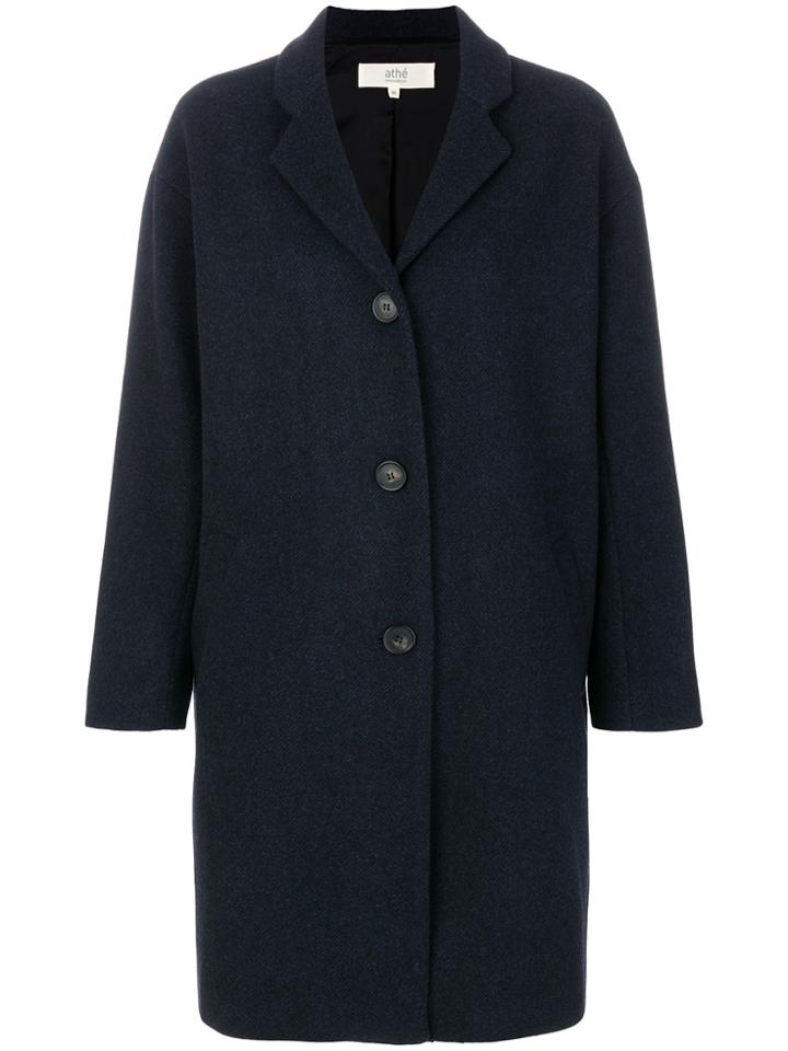 Vanessa Bruno Athé Tailored Button-down Coat - Blue