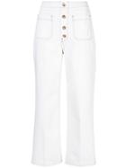 Reformation Eloise Straight-leg Jeans - White