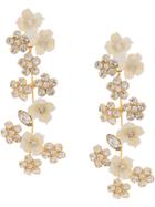 Jennifer Behr Floral Detail Earrings - White