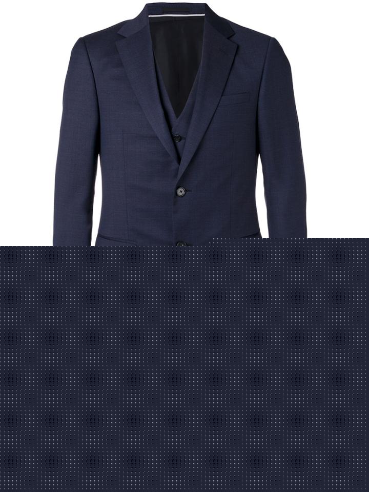 Versace Pinstripe Suit - Brown