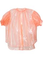 Jil Sander Gathered Neck Top - Pink & Purple