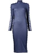 Christopher Esber - '92' Dress - Women - Polyester/viscose - 10, Women's, Blue, Polyester/viscose