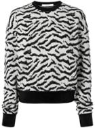 Givenchy Zebra Print Sweater - White