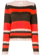 Dondup Striped Knit Jumper - Orange