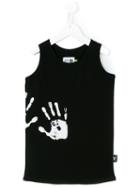 Nununu - Hand Print Tank - Kids - Cotton - 7 Yrs, Black