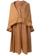 Roberta Di Camerino Pre-owned Layered Long Coat - Neutrals