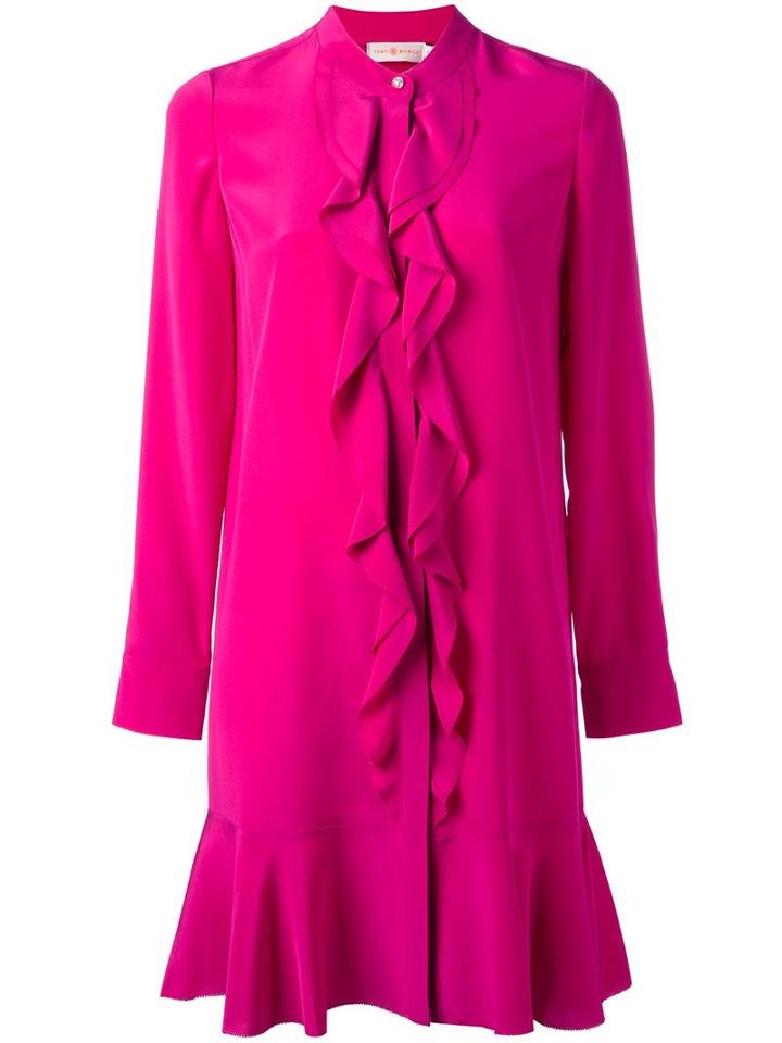 Tory Burch Jane Dress, Women's, Size: 4, Pink/purple, Silk