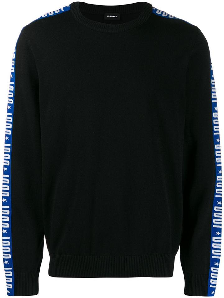 Diesel Dddl Bands Jumper - Black