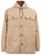 Herno Herno X Pierre-louis Mascia Buttoned Hooded Coat, Men's, Size: 48, Brown, Cotton/polyamide/virgin Wool