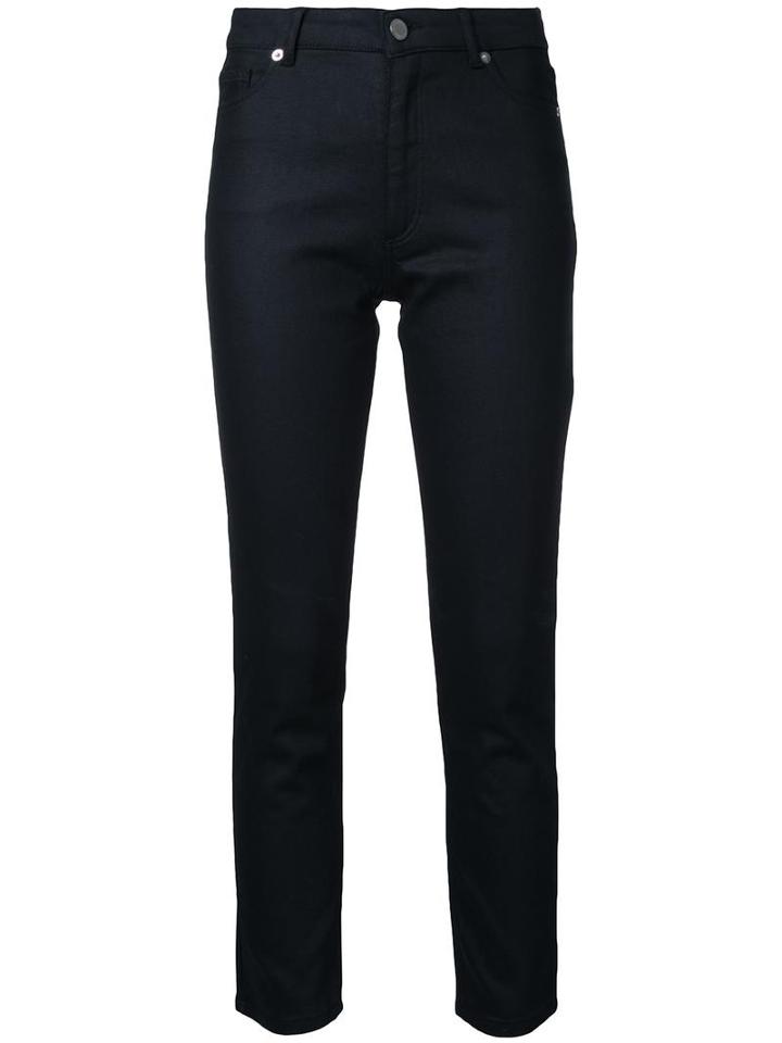 Maison Kitsuné 'grace' Jeans, Women's, Size: 26, Black, Cotton/elastodiene