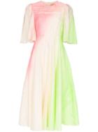 Roksanda Raeya Ripple-effect Jacquard Midi Dress - Multicolour