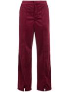 En Route Straight-leg Trousers - Red