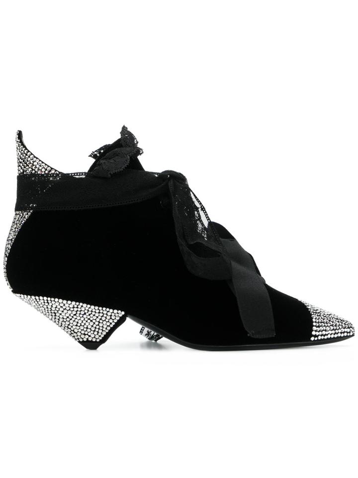 Saint Laurent Blaze 45 Boots - Black