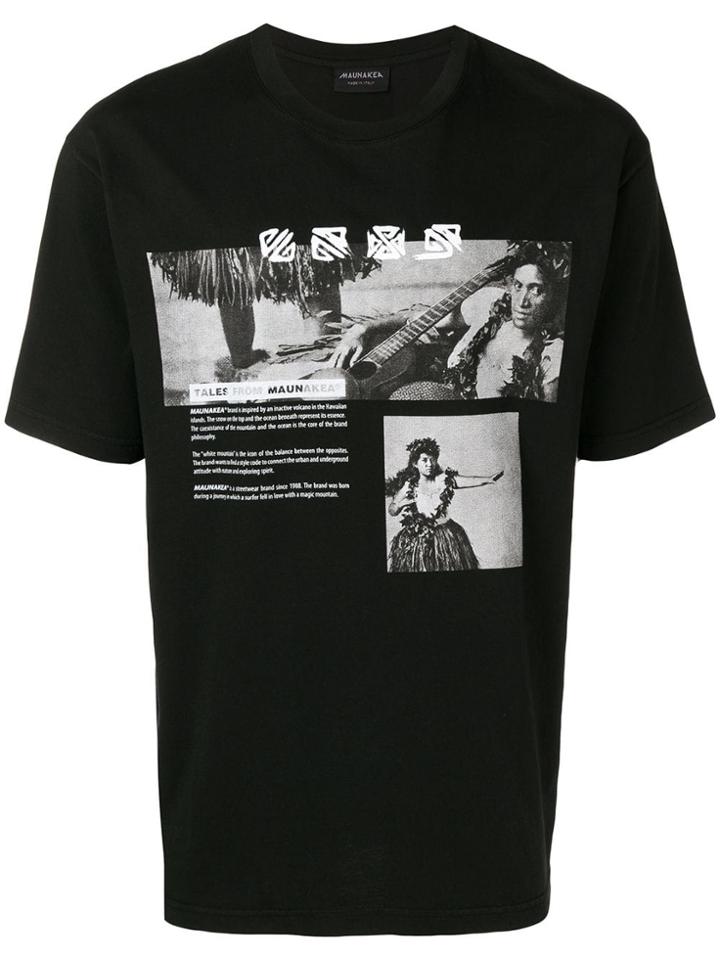 Mauna Kea Photographic Print T-shirt - Black