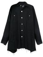 Kidill Asymmetric Denim Jacket - Black