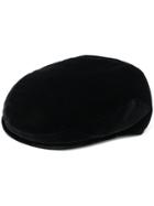 Dolce & Gabbana Velvet Flat Cap - Black