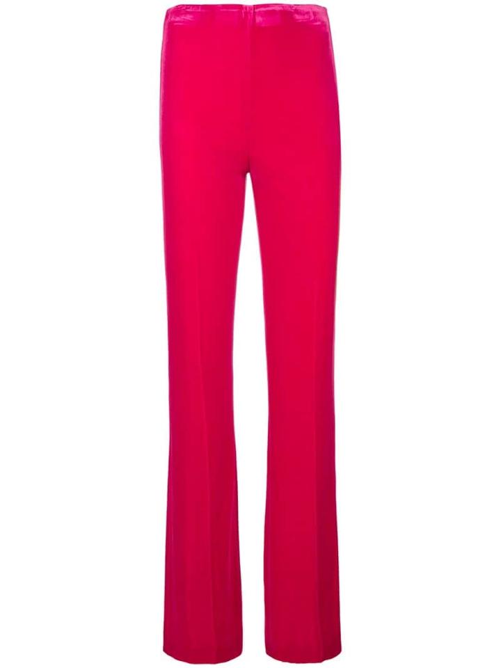 Miu Miu Tailored Velvet Trousers - Pink