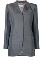 Romeo Gigli Pre-owned Iridescent Boxy Blazer - Grey