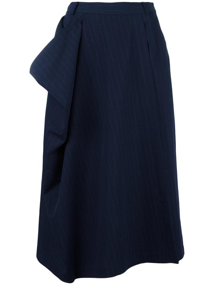 Antonio Marras Pinstripe Culottes - Blue