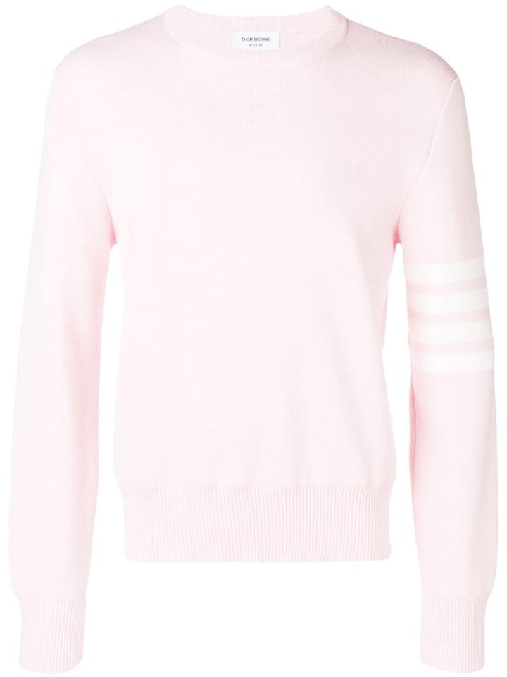 Thom Browne 4-bar Milano Stitch Pullover - Pink