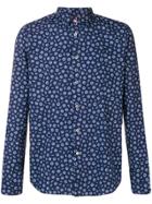Ps Paul Smith Pencil Sharpenings Printed Shirt - Blue