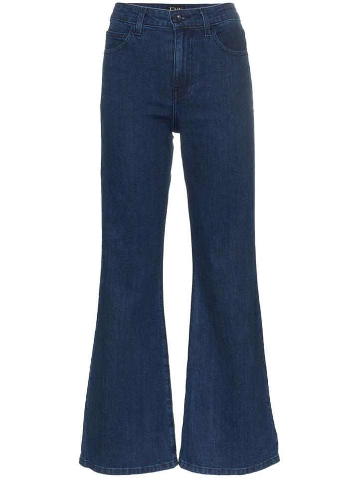Eve Denim Jacqueline Flared Denim Jeans - Blue