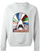 Saint Laurent 'sweet Dreams' Sweatshirt, Men's, Size: Medium, Grey, Cotton/polyester