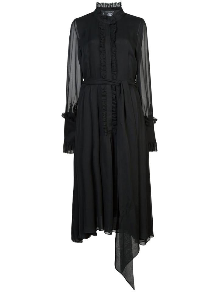 Thomas Wylde Vidar Midi Dress - Black