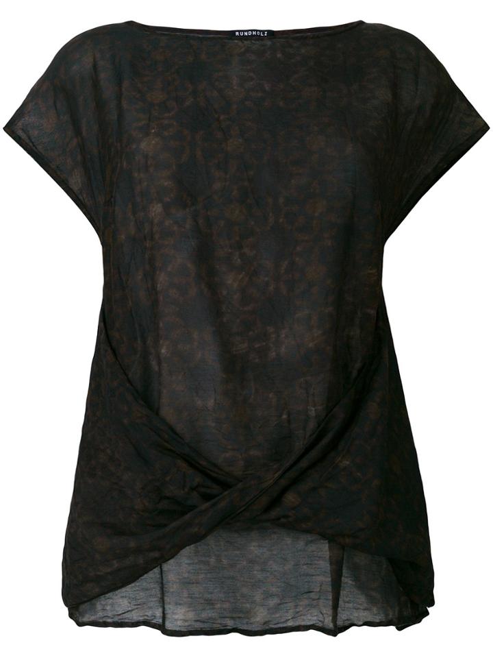 Rundholz Transparent Style Top - Black