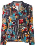 Kenzo Vintage Flower Printed Jacket, Women's, Size: 40